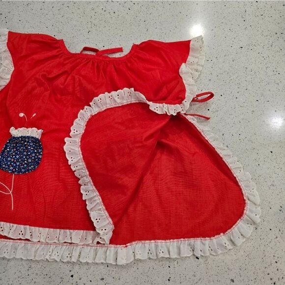 Vintage Nannette Side Tie Dress 24 Months - Picture 3 of 6